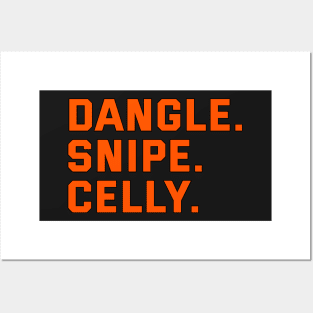 DANGLE. SNIPE. CELLY. Posters and Art